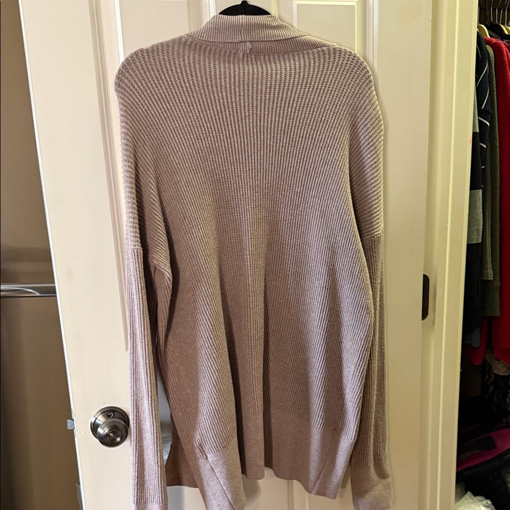FabFitFun Summer & Rose Avalon Drape Front Thermal Cardigan - Picture 2 of 4